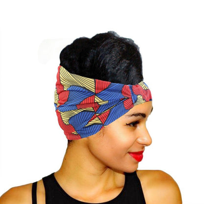 African Style Printed Wide Headband