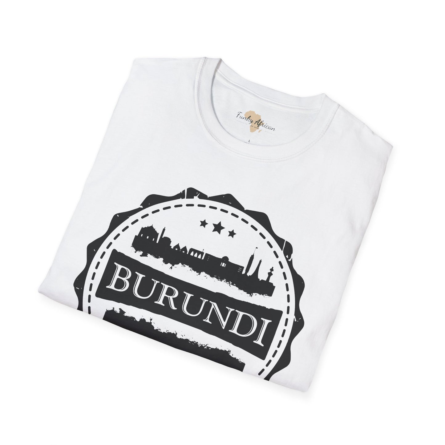 Burundi Stamp unisex tee