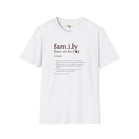 Family unisex softstyle tee Funky African