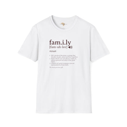 Family unisex softstyle tee