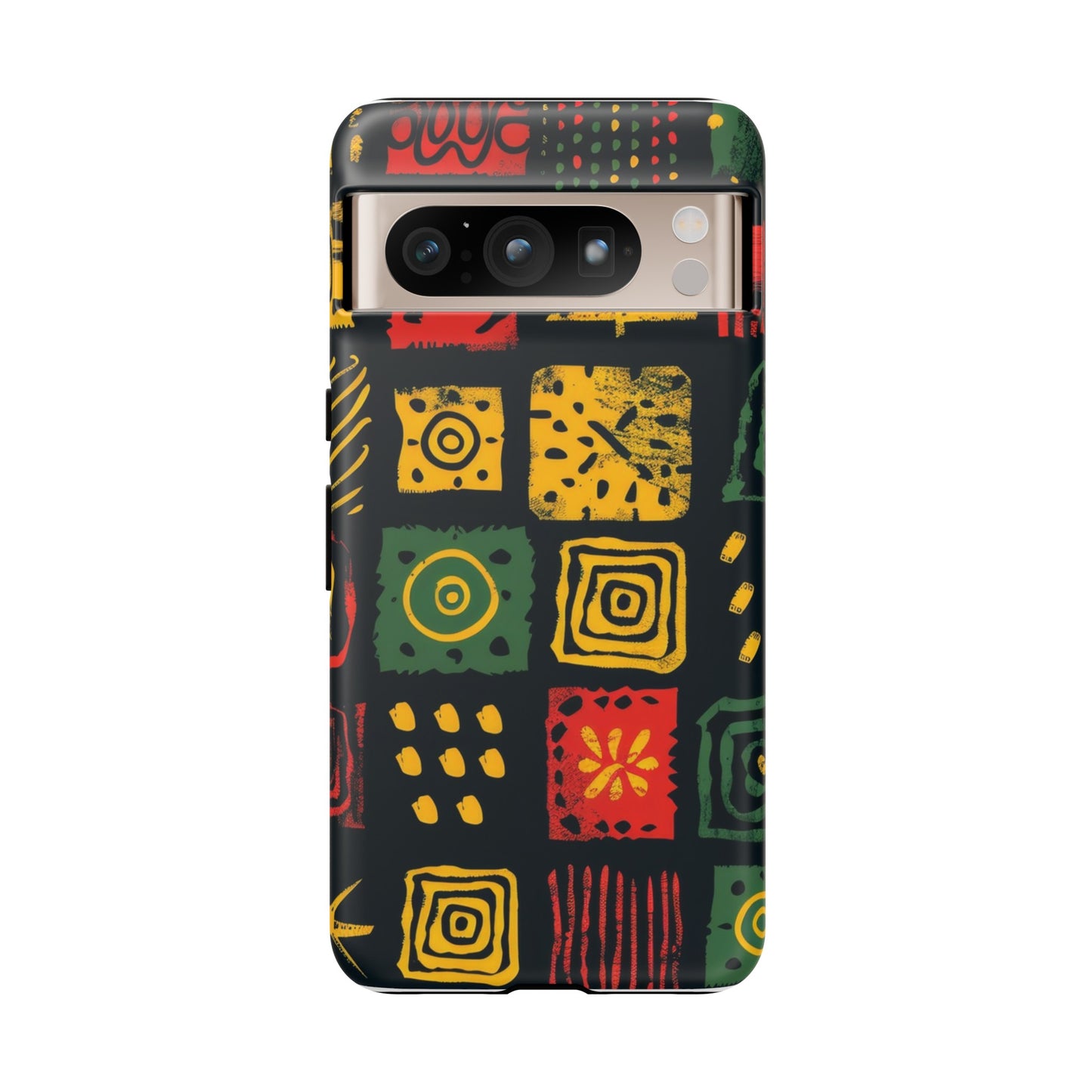 African Print Google Pixel Tough Cases