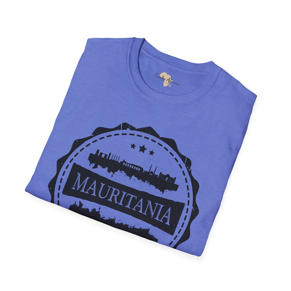 Mauritania Stamp unisex tee Funky African
