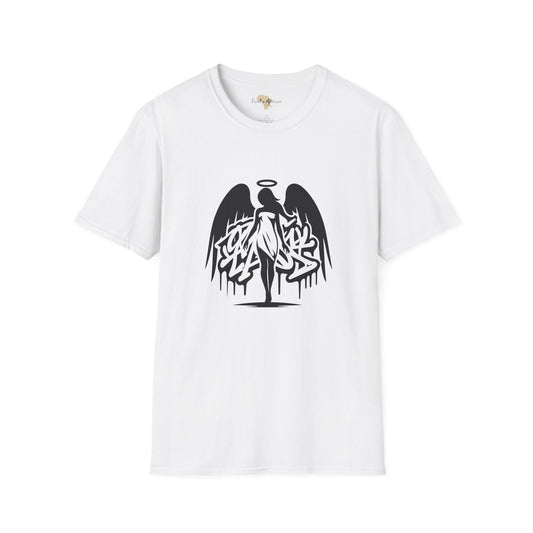 Angel graffiti unisex softstyle tee Funky African