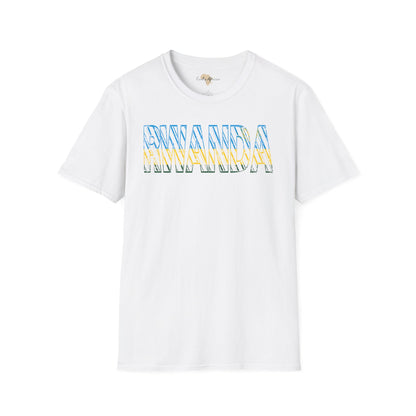 Rwanda text unisex softstyle tee