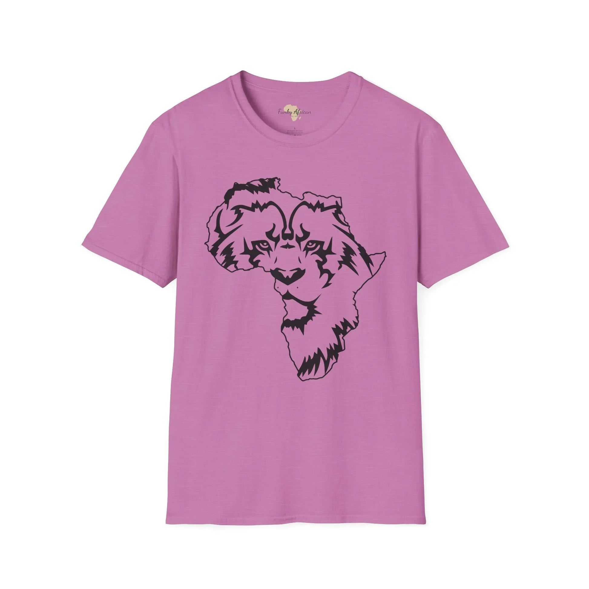 African map graffiti unisex softstyle tee Funky African