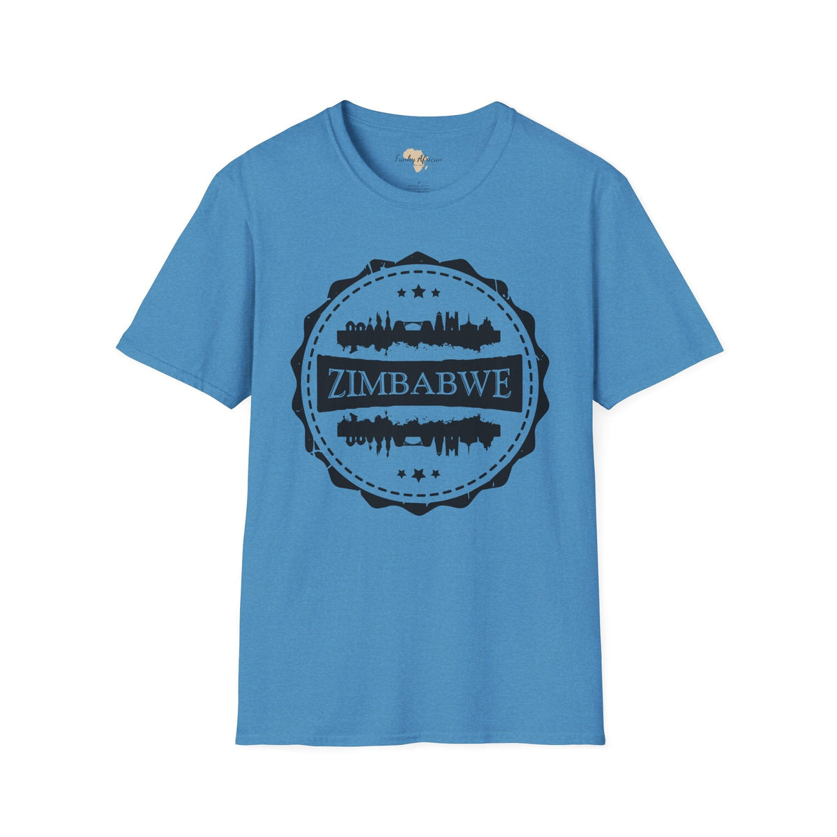 Zimbabwe Stamp unisex tee Printify