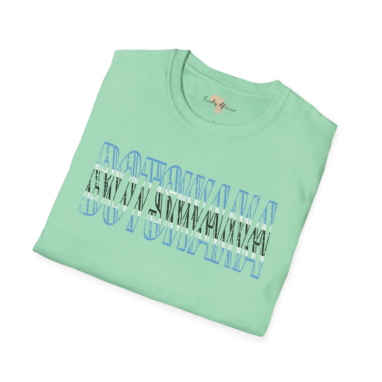 Botswana text unisex softstyle tee