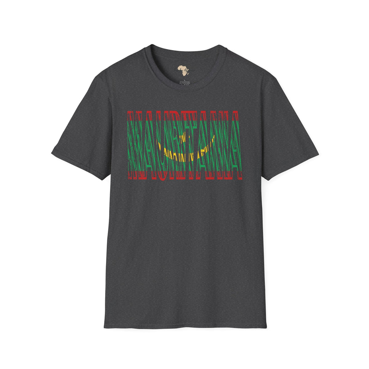 Mauritania text unisex softstyle tee Funky African
