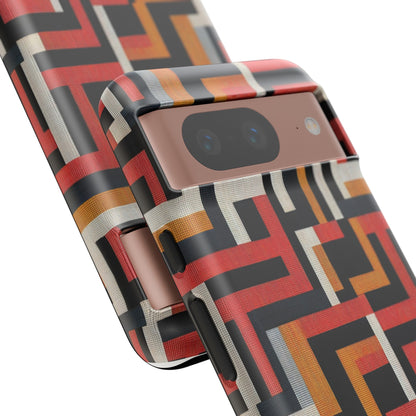 African Print Google Pixel Tough Cases