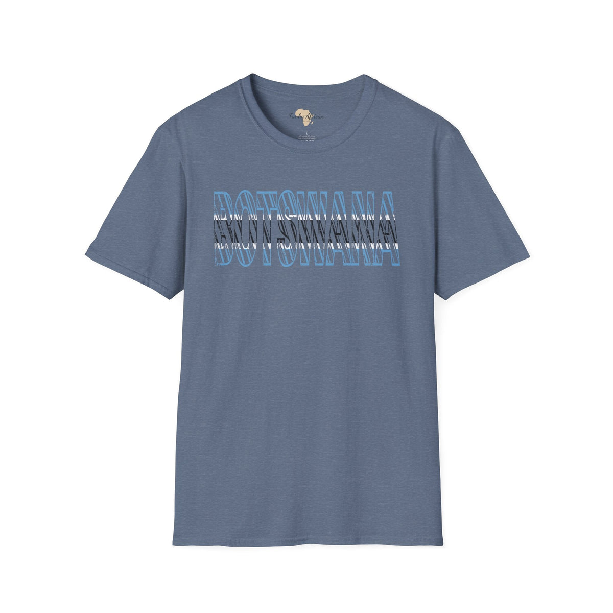 Botswana text unisex softstyle tee Funky African