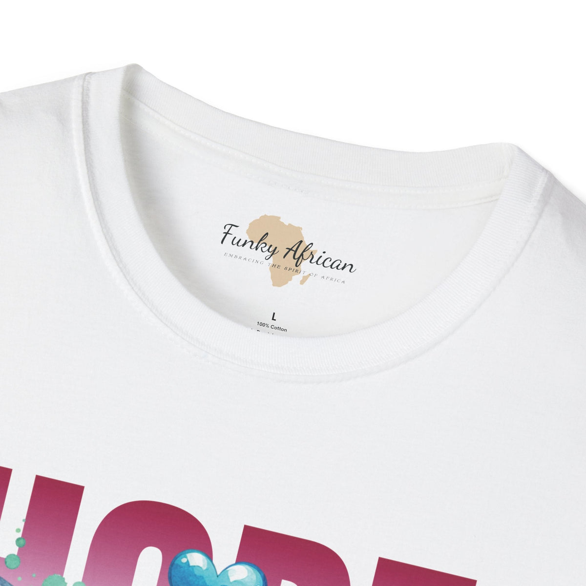 Hope never fails unisex softstyle tee Funky African
