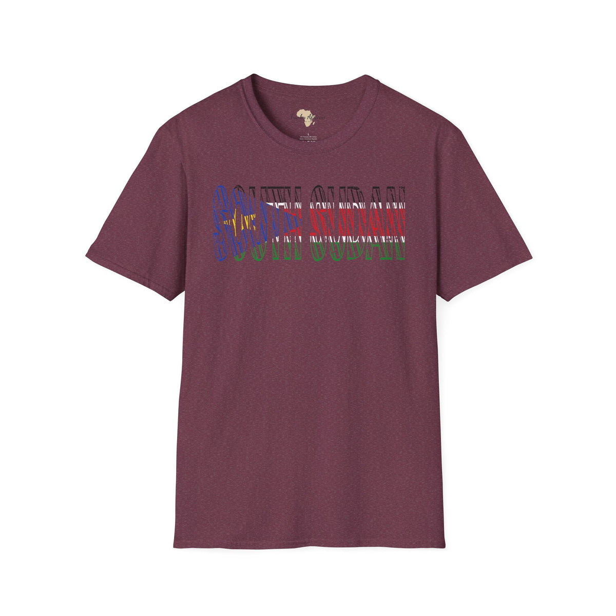 South Sudan text unisex softstyle tee Funky African