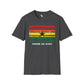Ghana strip unisex softstyle tee Funky African