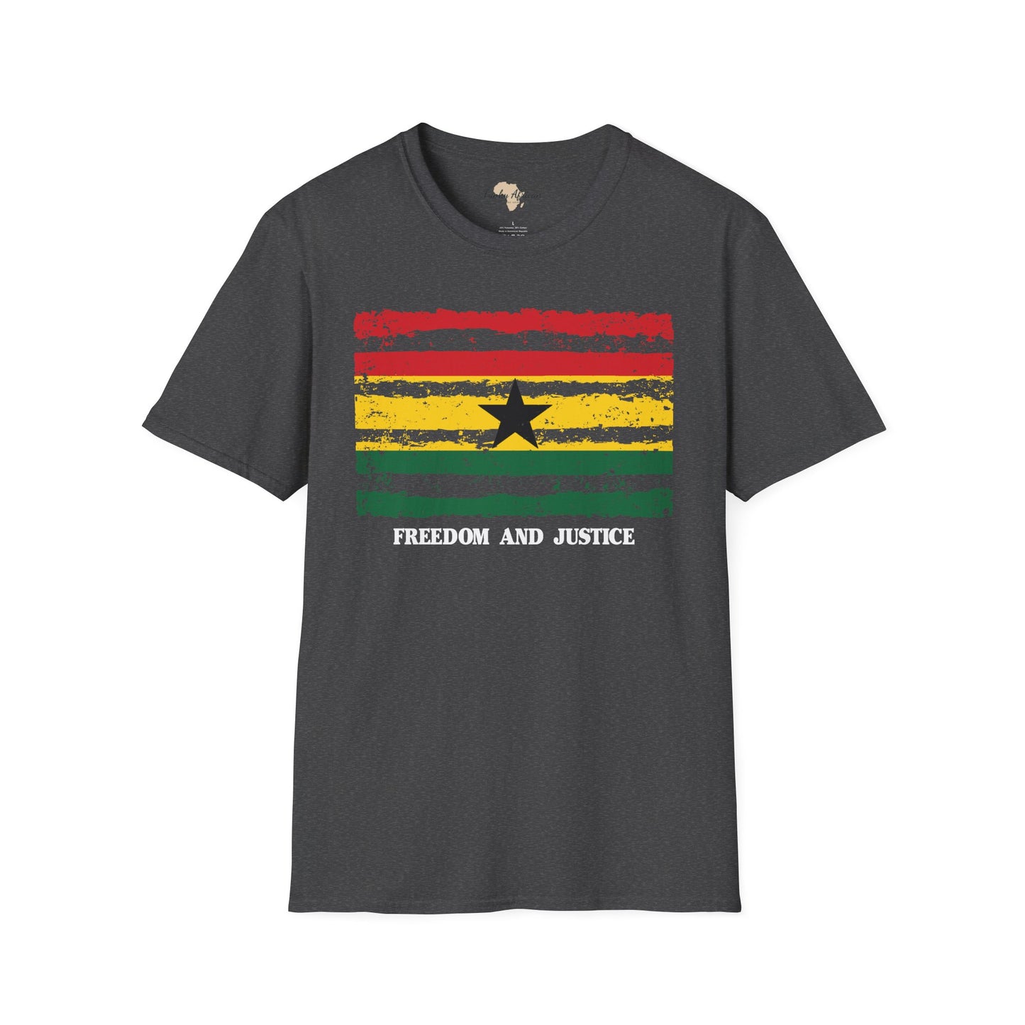 Ghana strip unisex softstyle tee