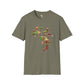 African map unisex softstyle tee Funky African