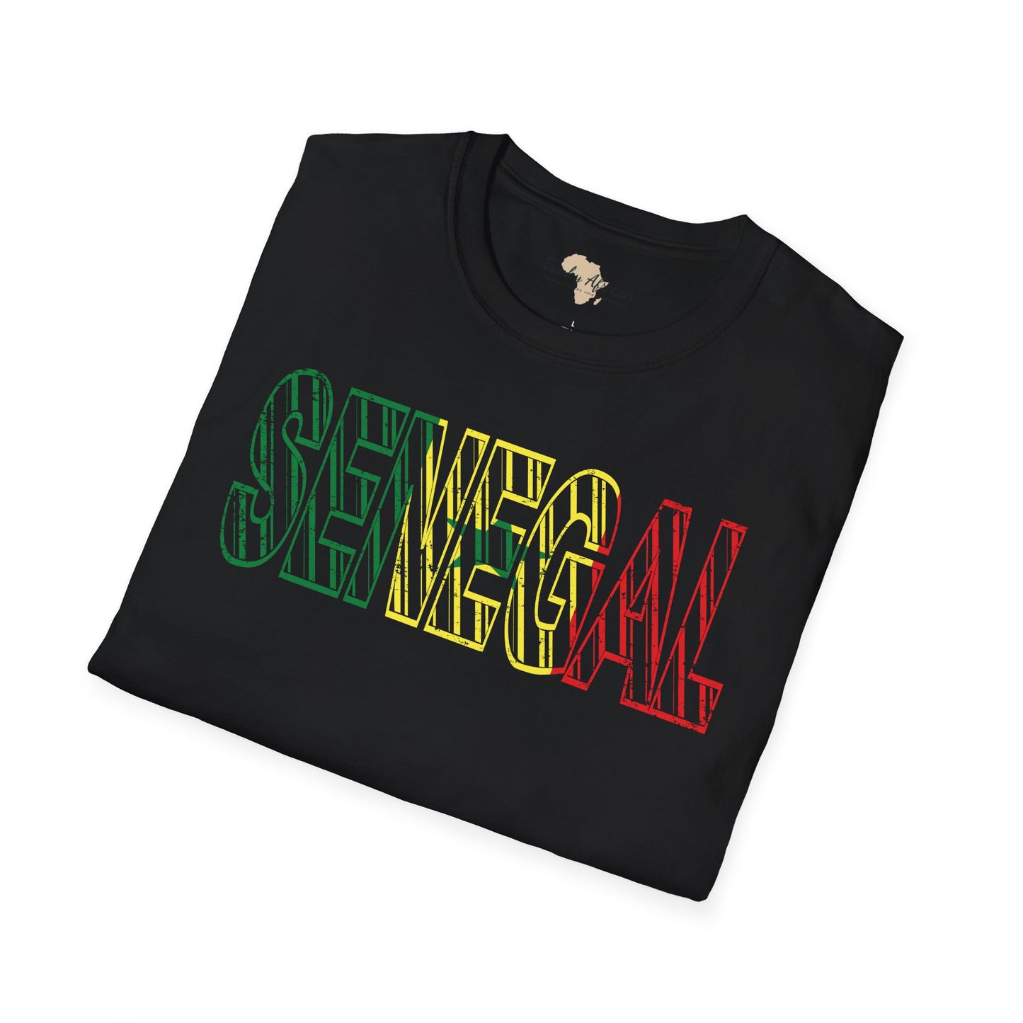 Senegal text unisex softstyle tee