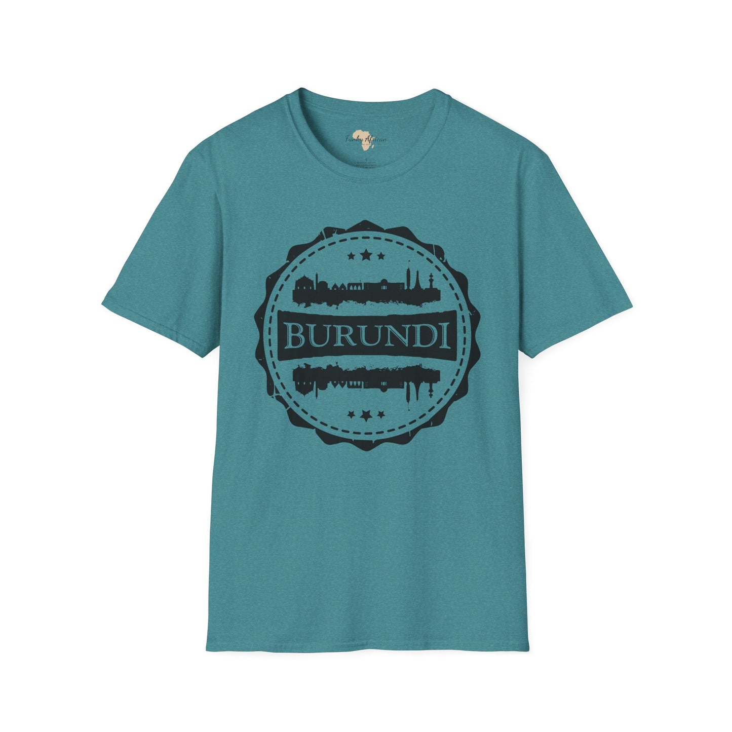 Burundi Stamp unisex tee