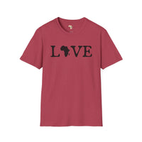 One love unisex softstyle tee Funky African