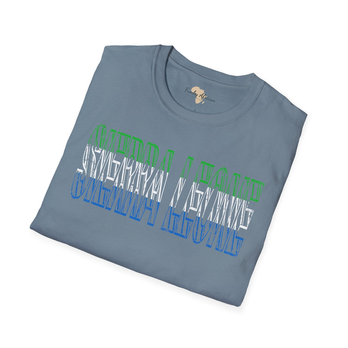 Sierra Leone text unisex softstyle tee Funky African
