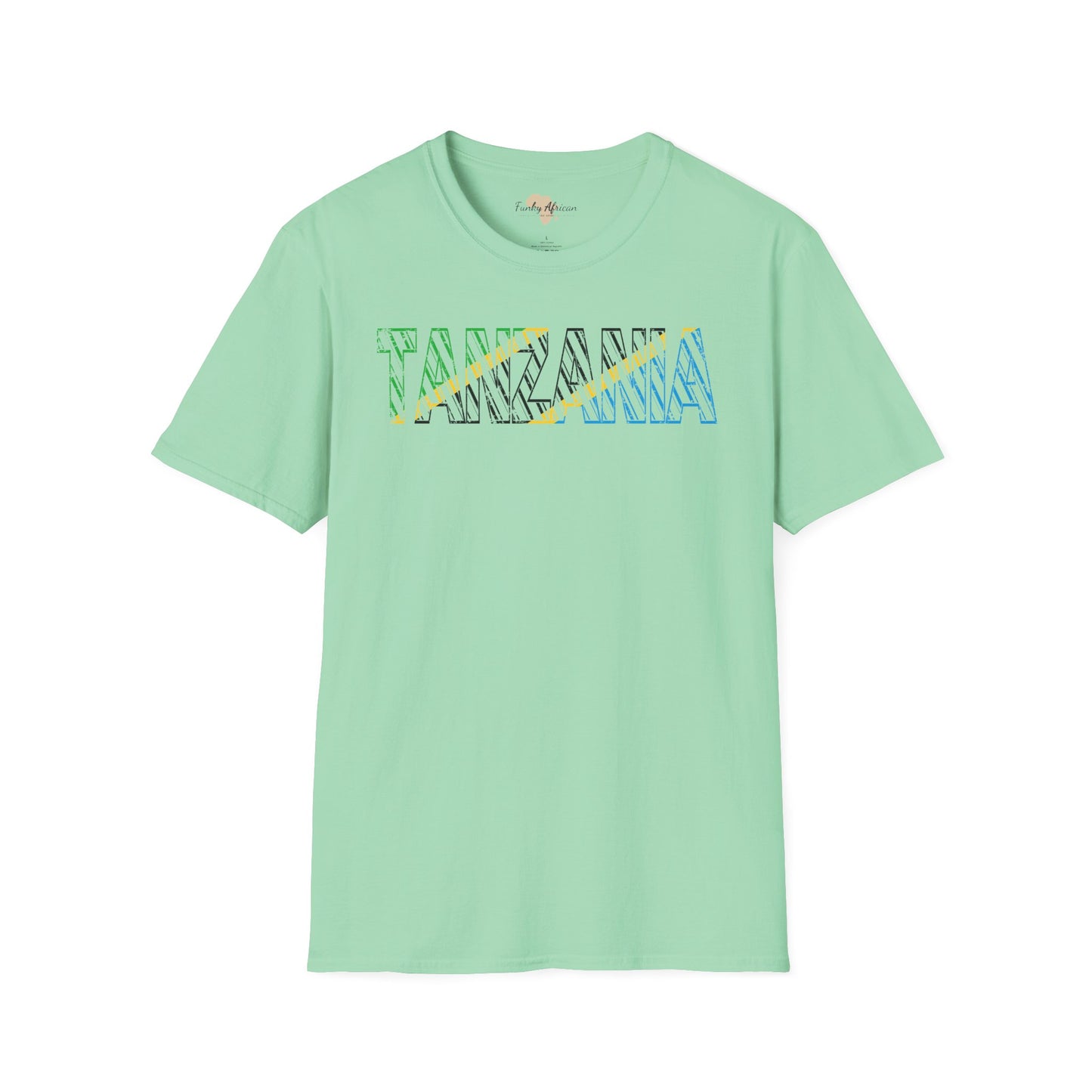 Tanzania text unisex softstyle tee