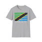 Tanzania strip unisex softstyle tee Funky African