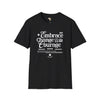 Embrace change unisex softstyle tee Funky African