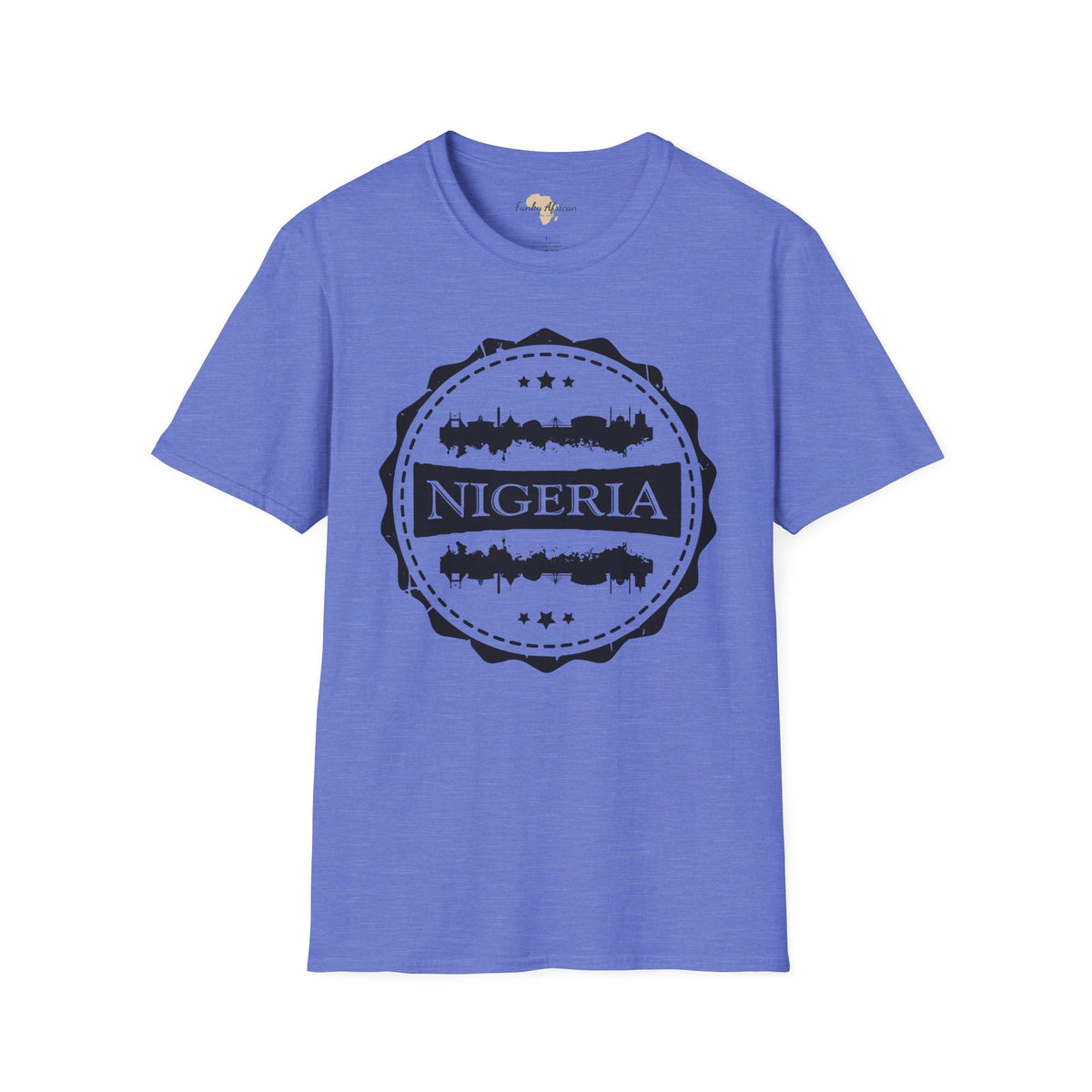 Nigeria Stamp unisex tee Funky African