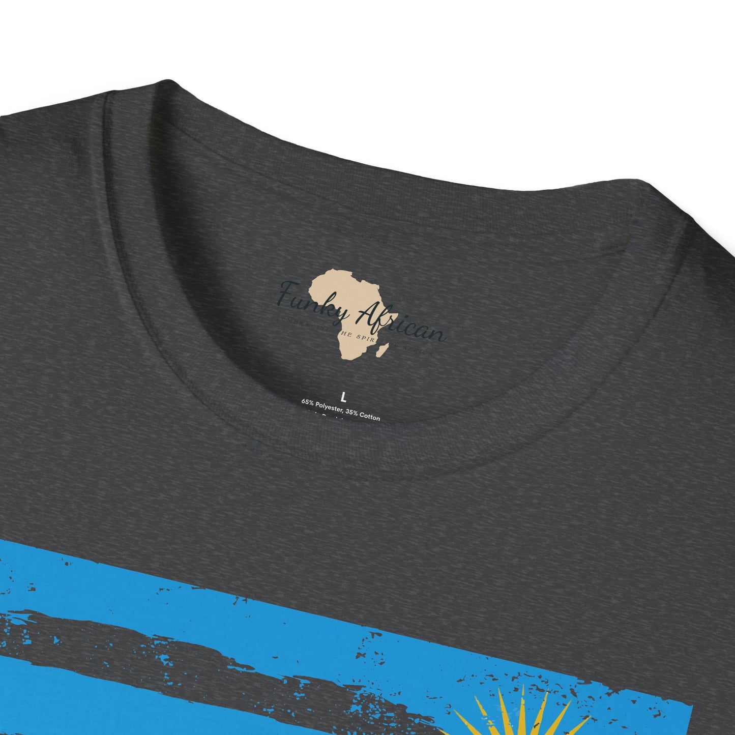 Rwanda strip unisex softstyle tee