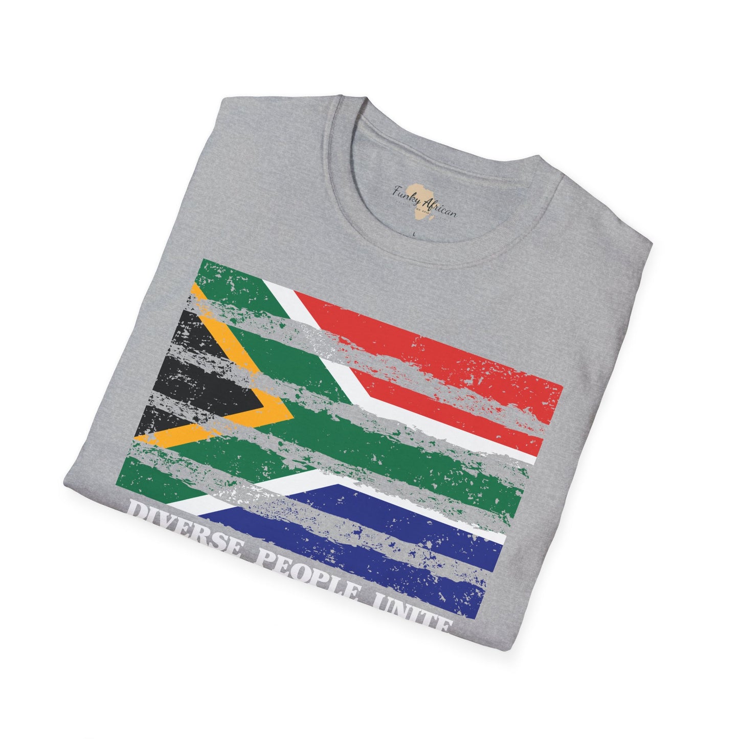 South Africa strip unisex softstyle tee