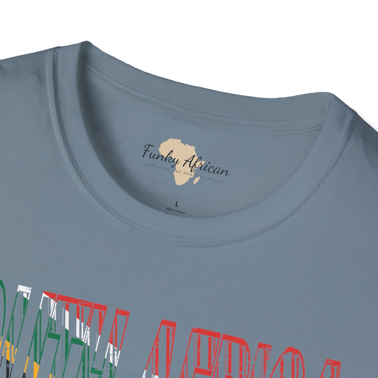 South African text unisex softstyle tee