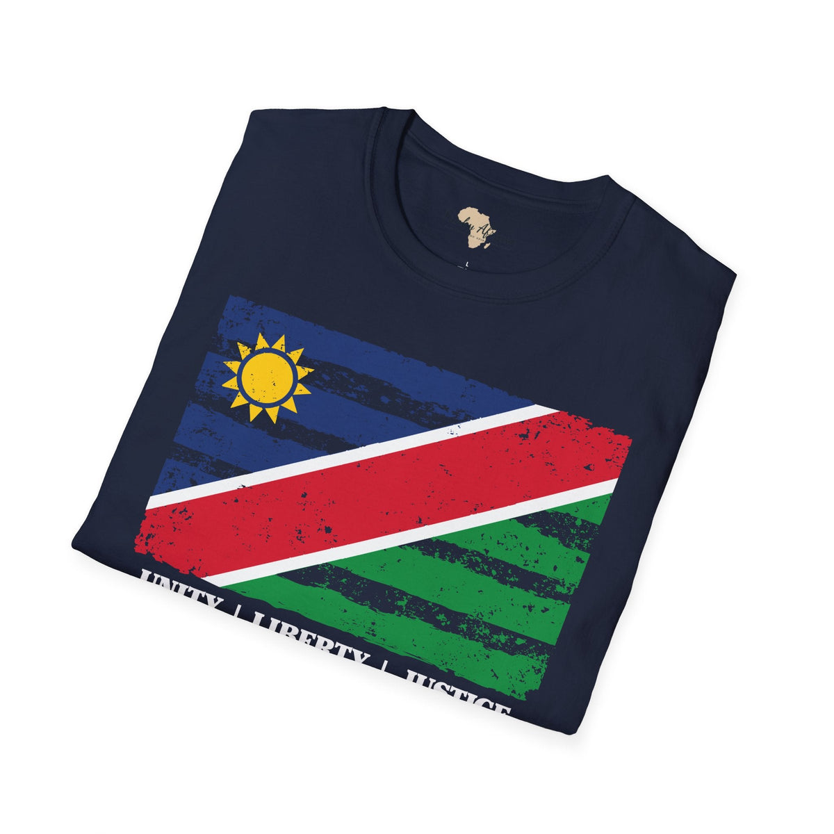 Namibia strip unisex softstyle tee Funky African