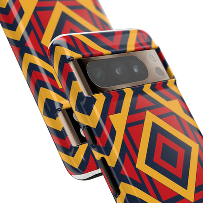 African Print Google Pixel Tough Cases