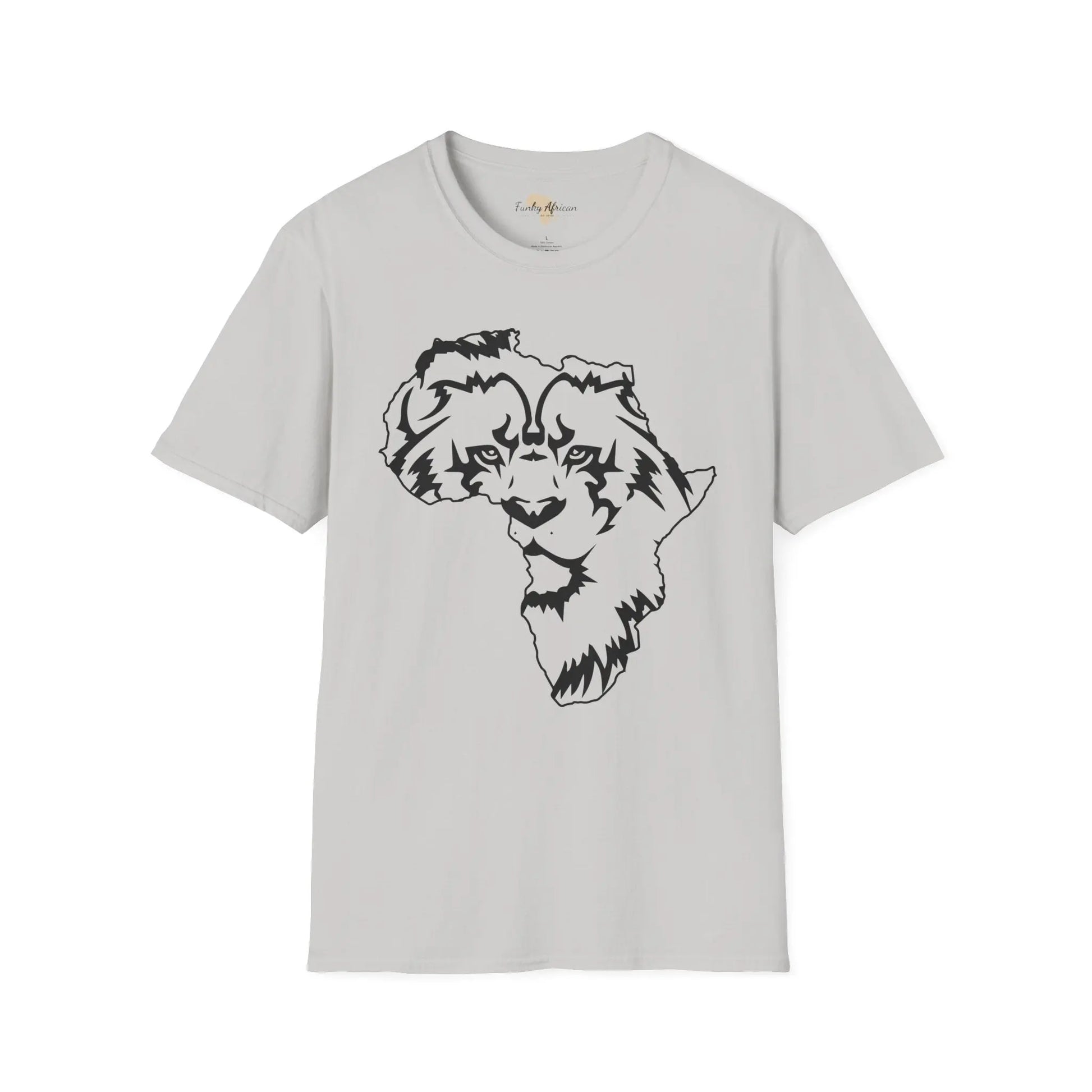 African map graffiti unisex softstyle tee Funky African