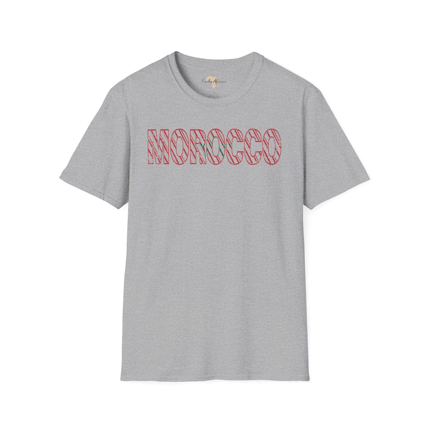 Morocco text unisex softstyle tee