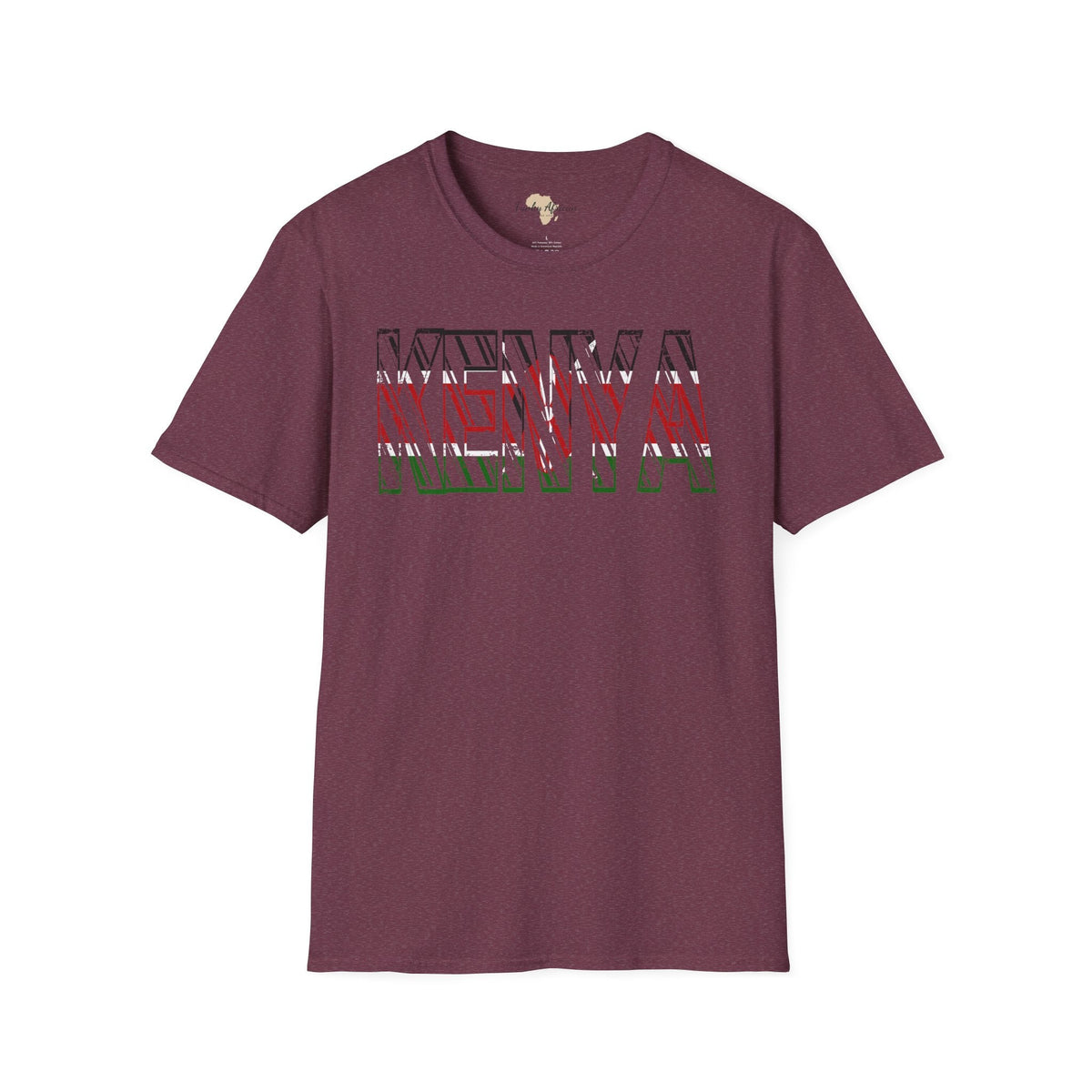Kenya text unisex softstyle tee Funky African