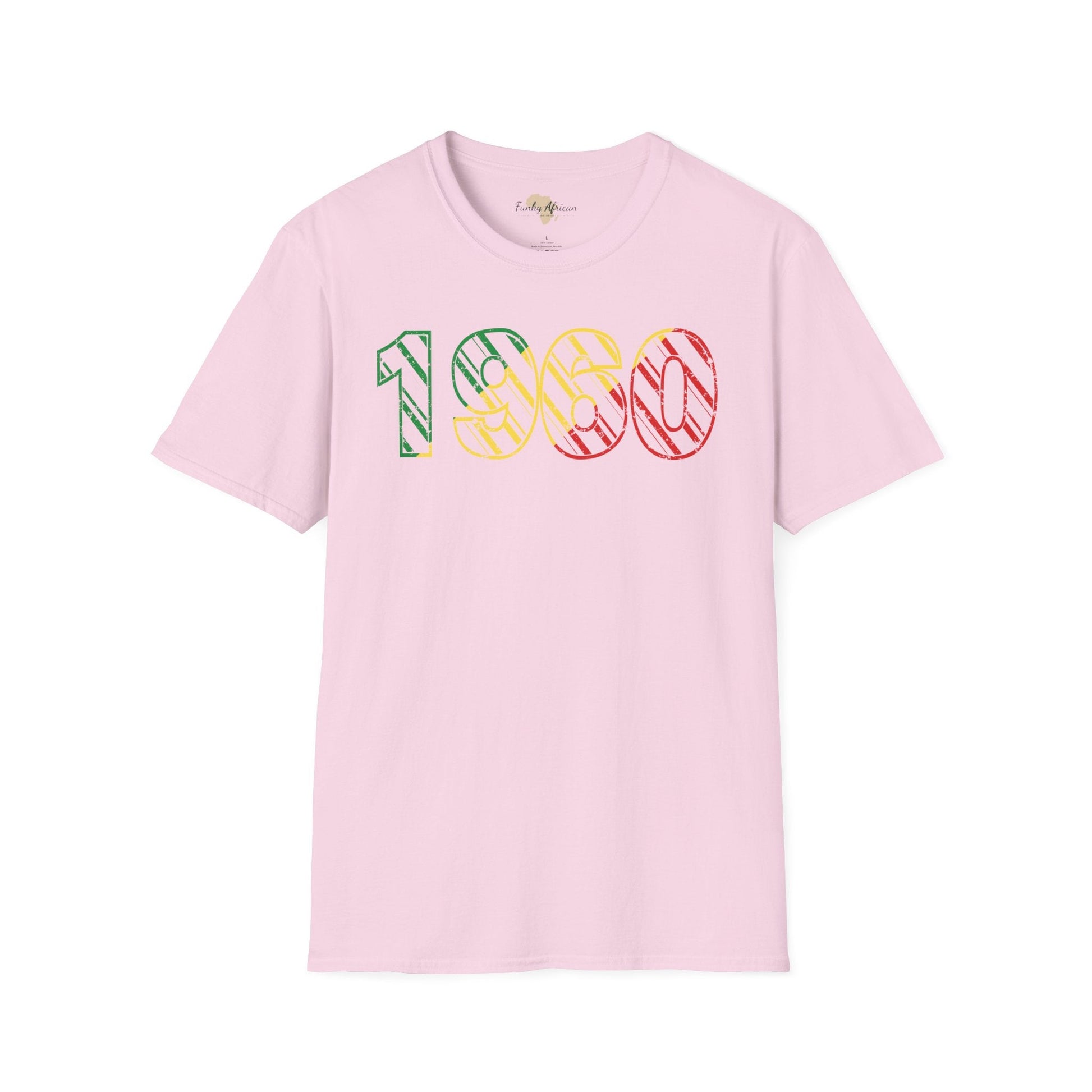 Republic of the Congo text unisex softstyle tee Funky African