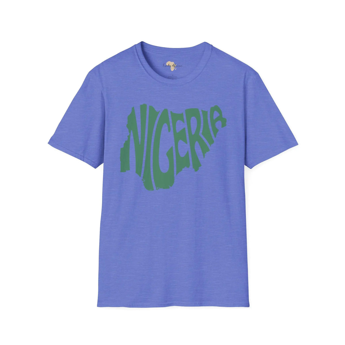Nigeria cut unisex softstyle tee Funky African