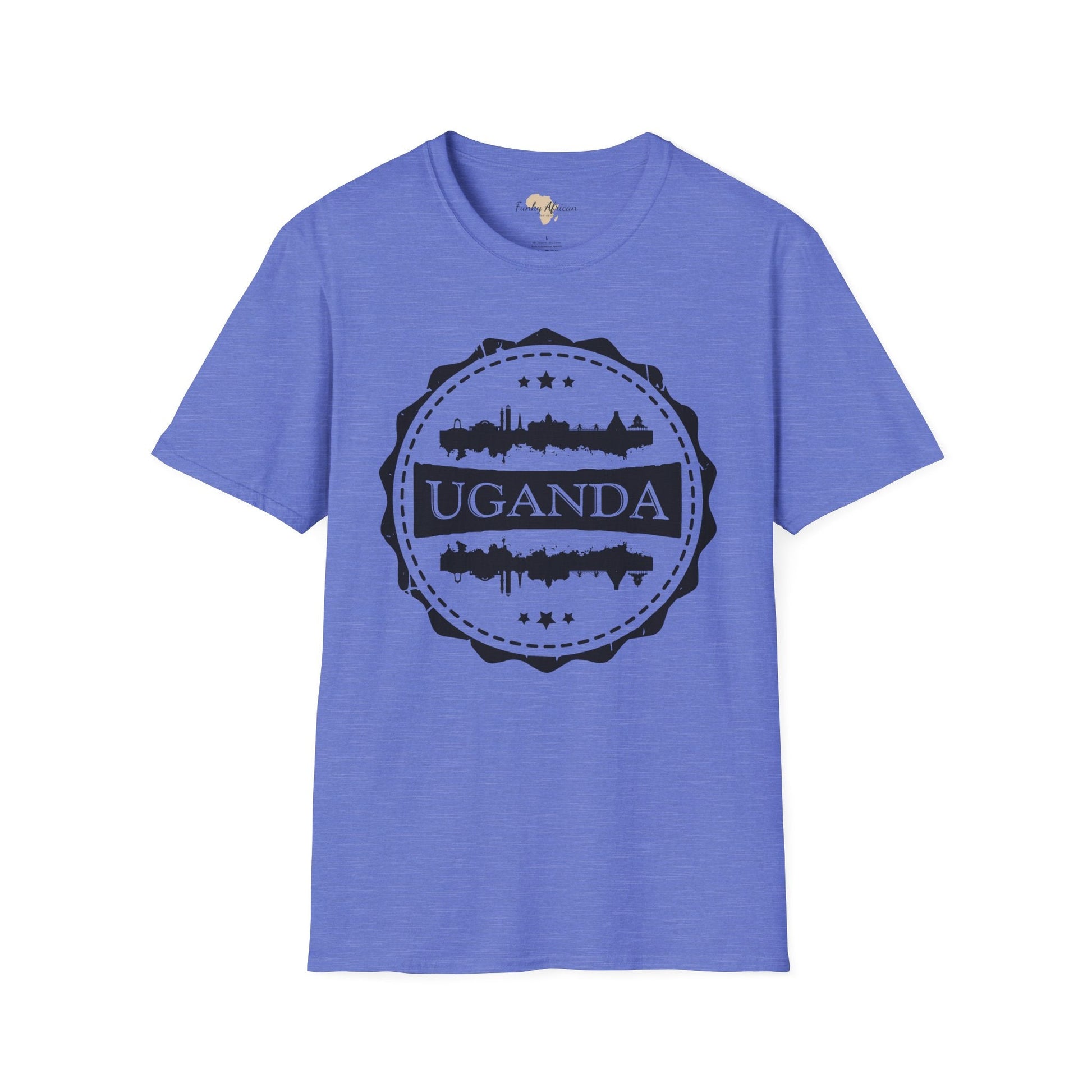 Uganda Stamp unisex tee Printify