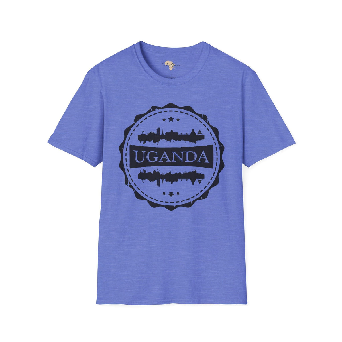 Uganda Stamp unisex tee Printify