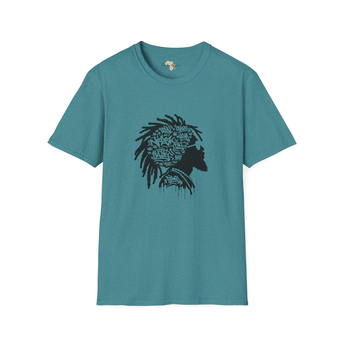 Funky graffiti unisex softstyle tee Funky African