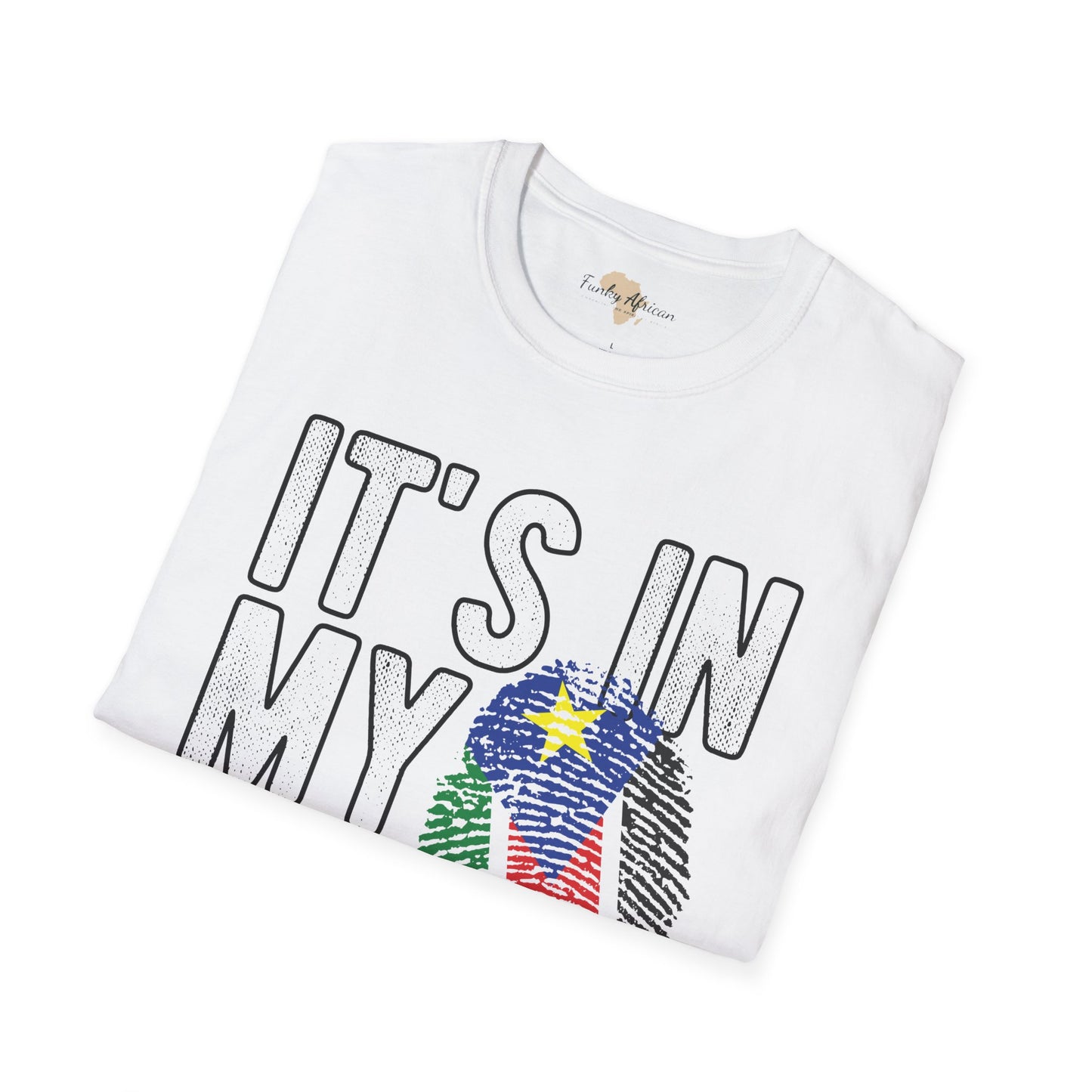 it's in my DNA unisex tee - South Sudan