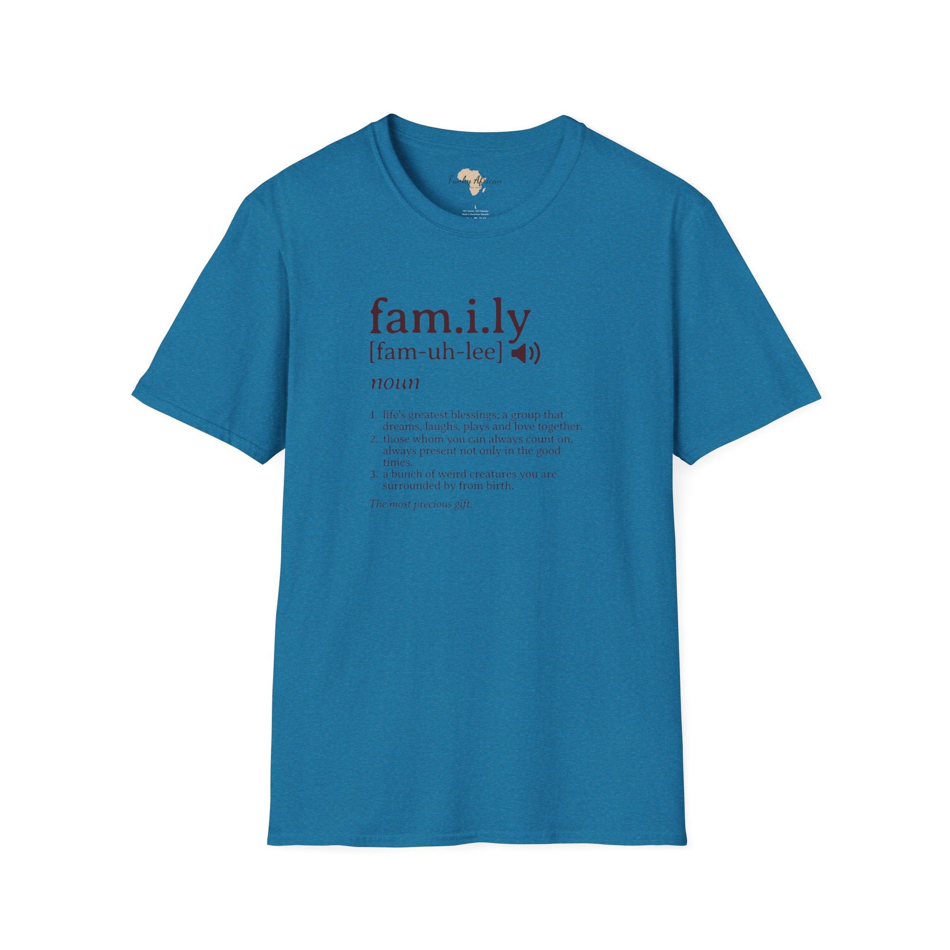 Family unisex softstyle tee Funky African