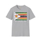 Zimbabwe strip unisex softstyle tee Funky African
