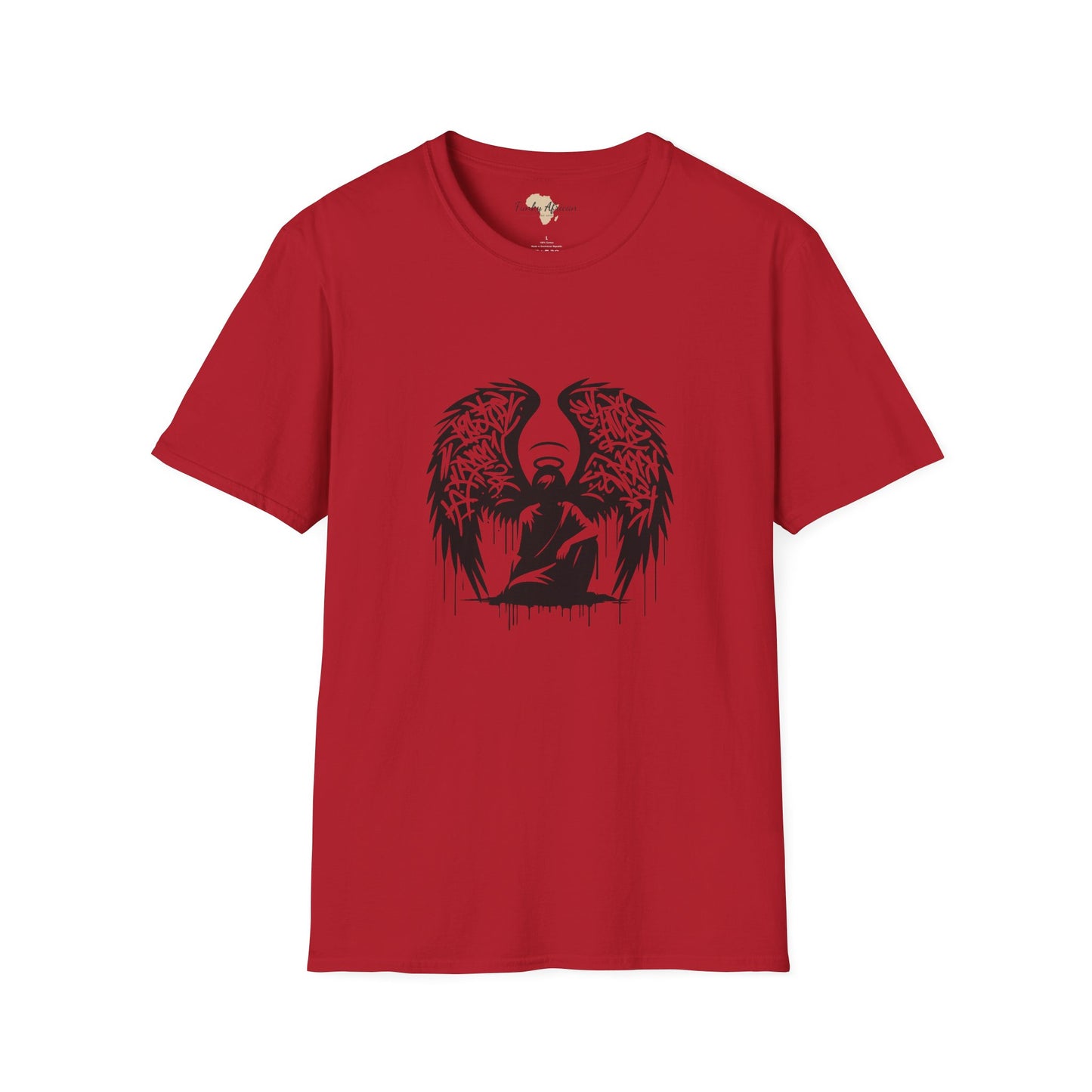 Angel graffiti unisex softstyle tee