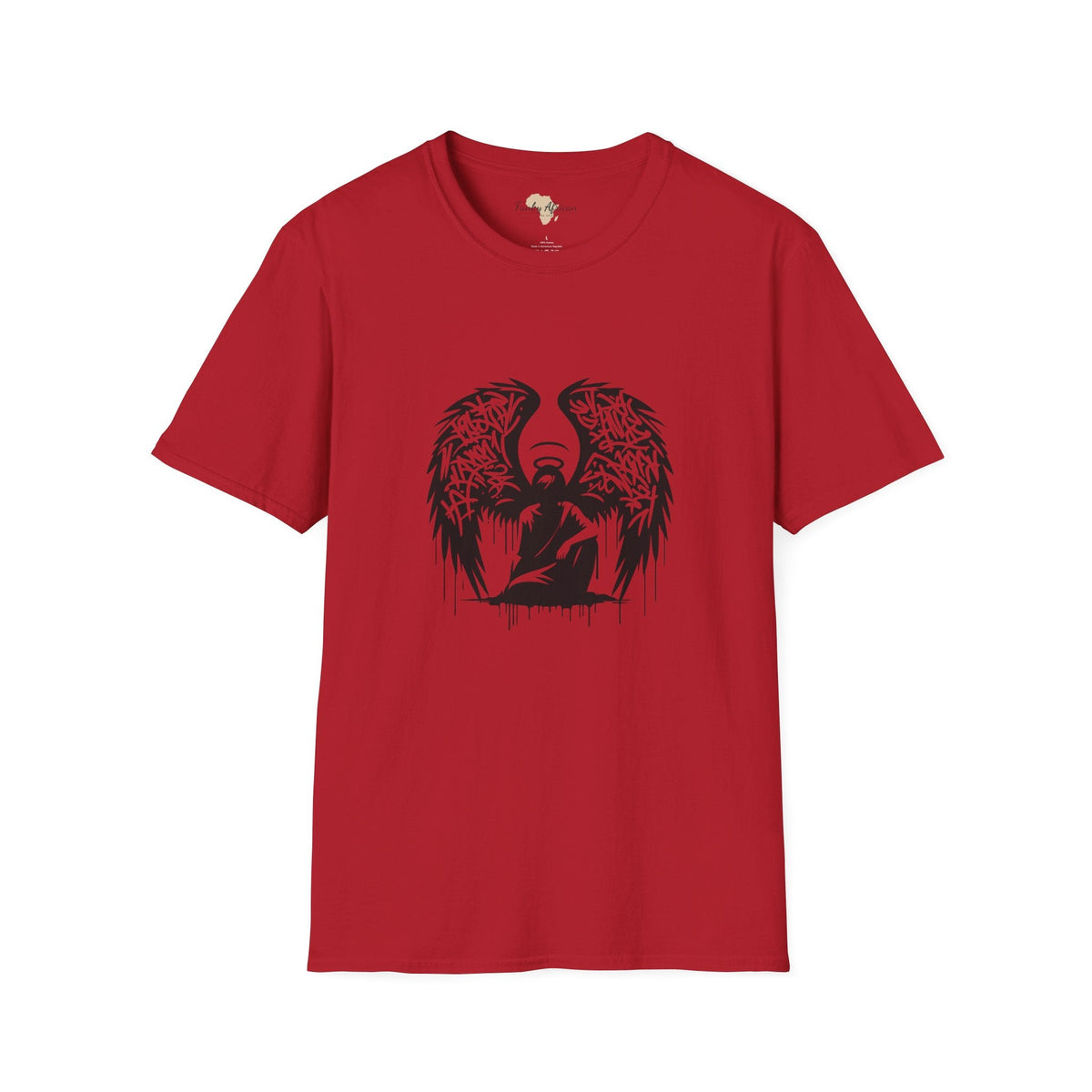 Angel graffiti unisex softstyle tee Funky African