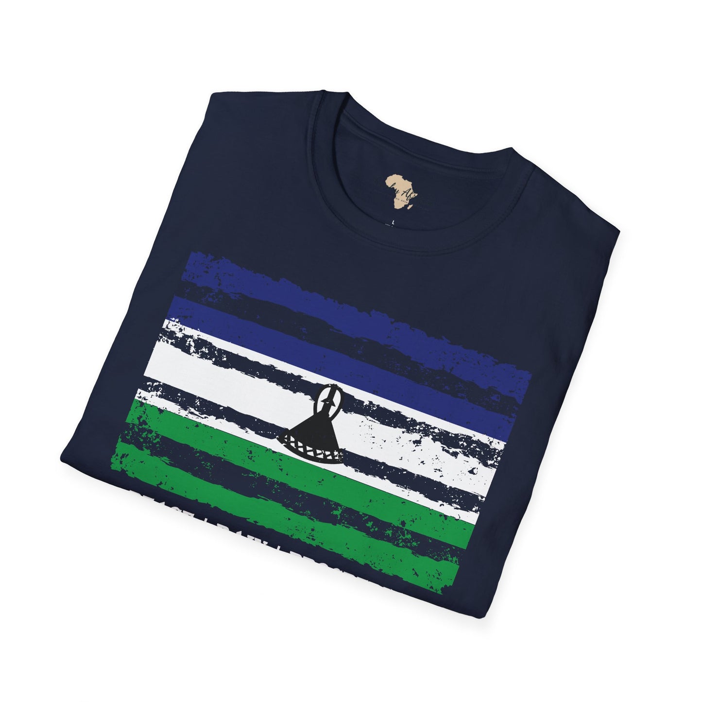 Lesotho strip unisex softstyle tee