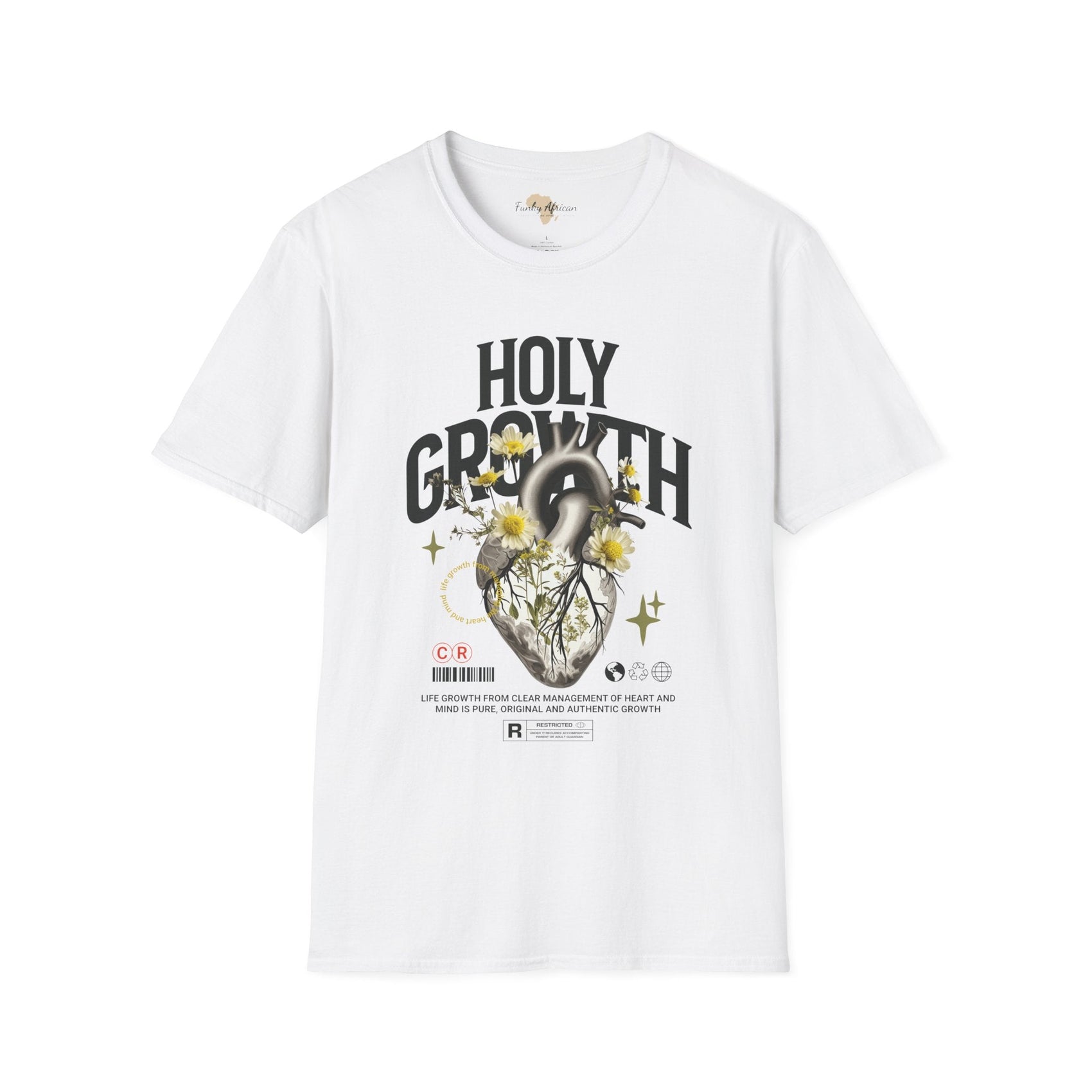 Holy growth unisex tee Funky African