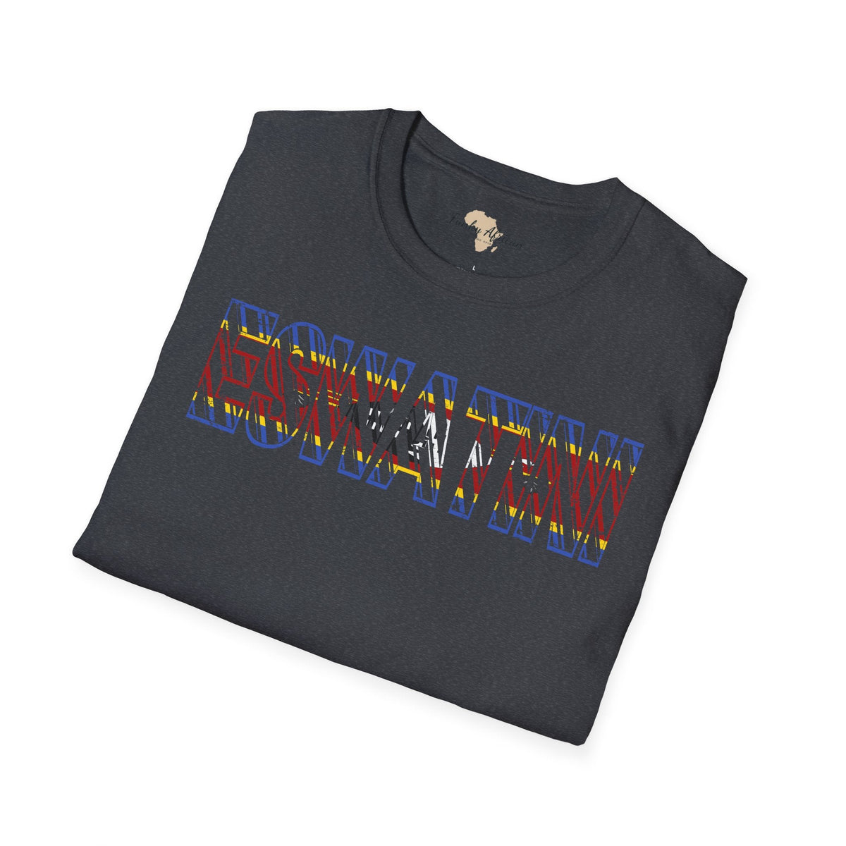 Eswatini text unisex softstyle tee Funky African