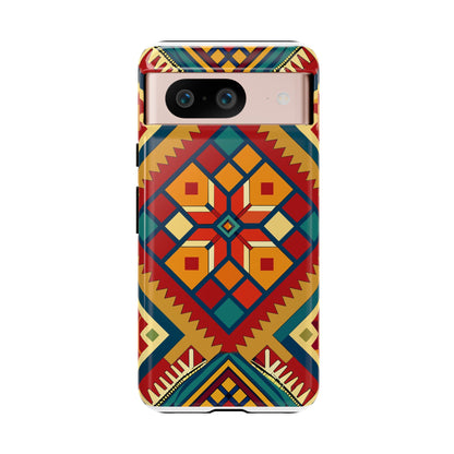 African Print Google Pixel Tough Cases