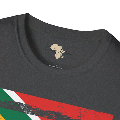 South Africa strip unisex softstyle tee